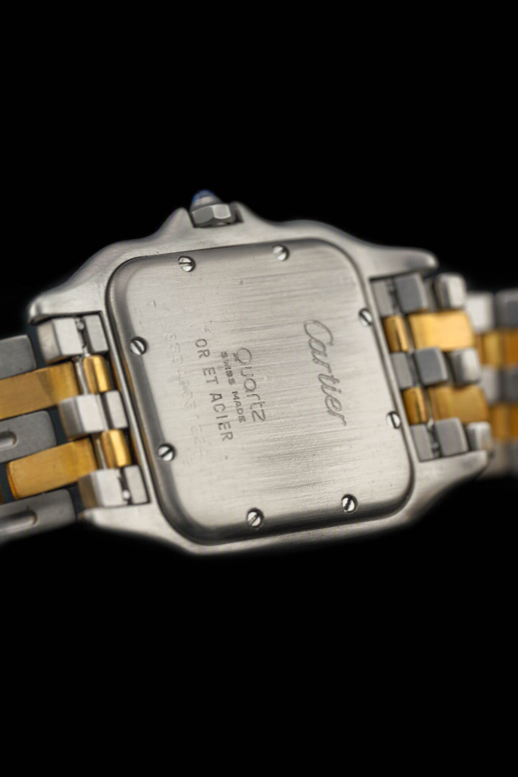 Cartier Panthère "MM" | 2 rows | or/acier | Réf. 83949 | 1989