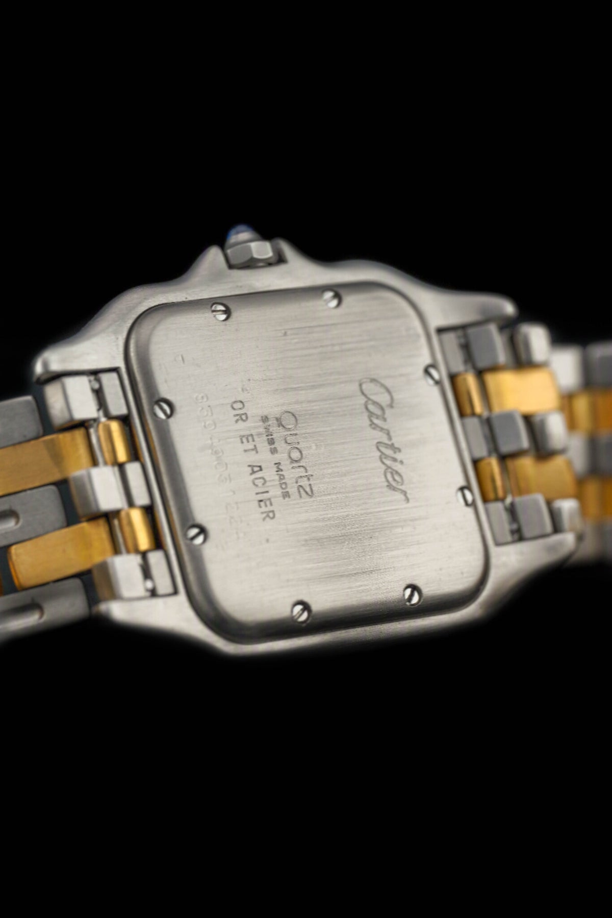 Cartier Panthère "MM" | 2 rows | or/acier | Réf. 83949 | 1989
