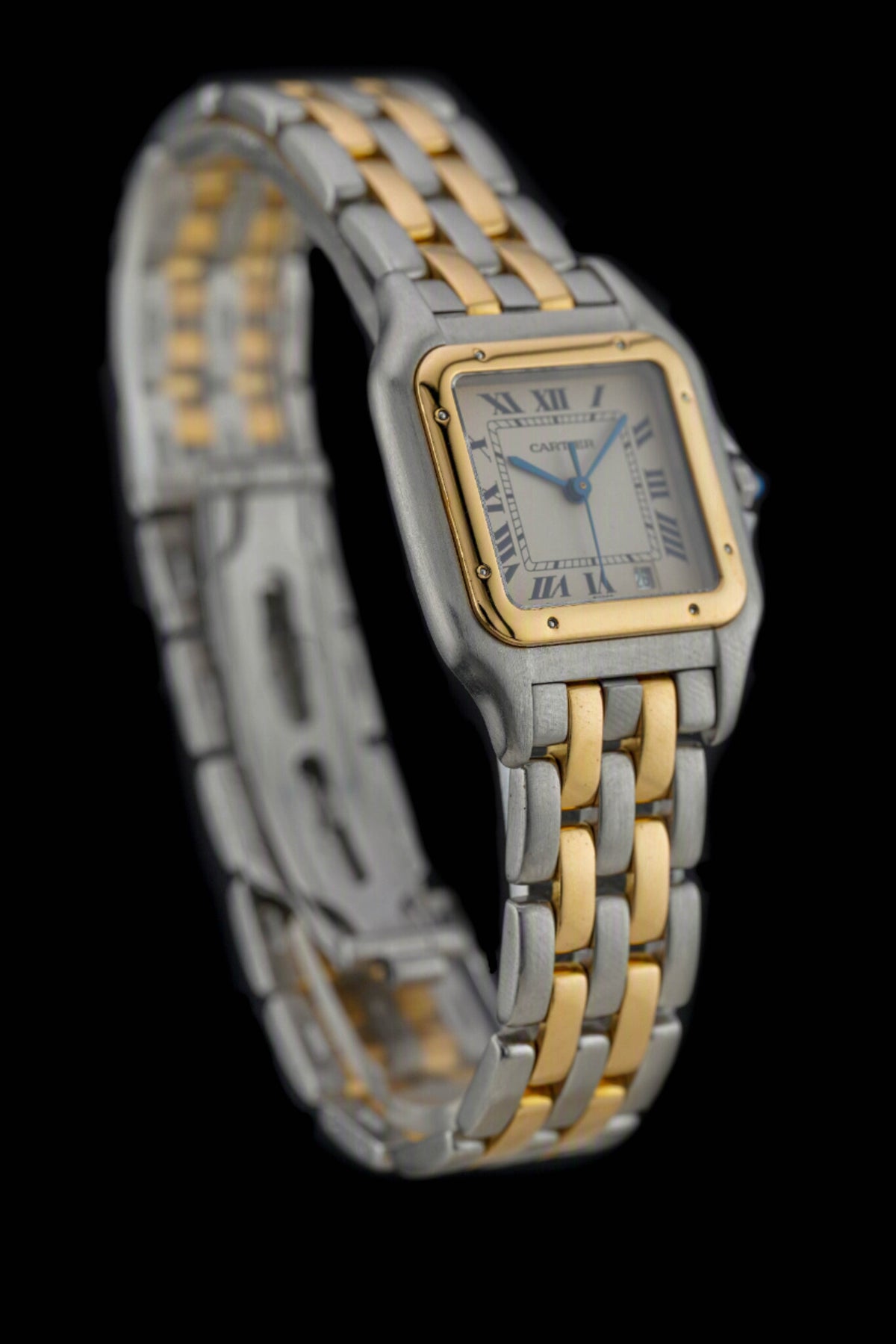 Cartier Panthère "MM" | 2 rows | or/acier | Réf. 83949 | 1989