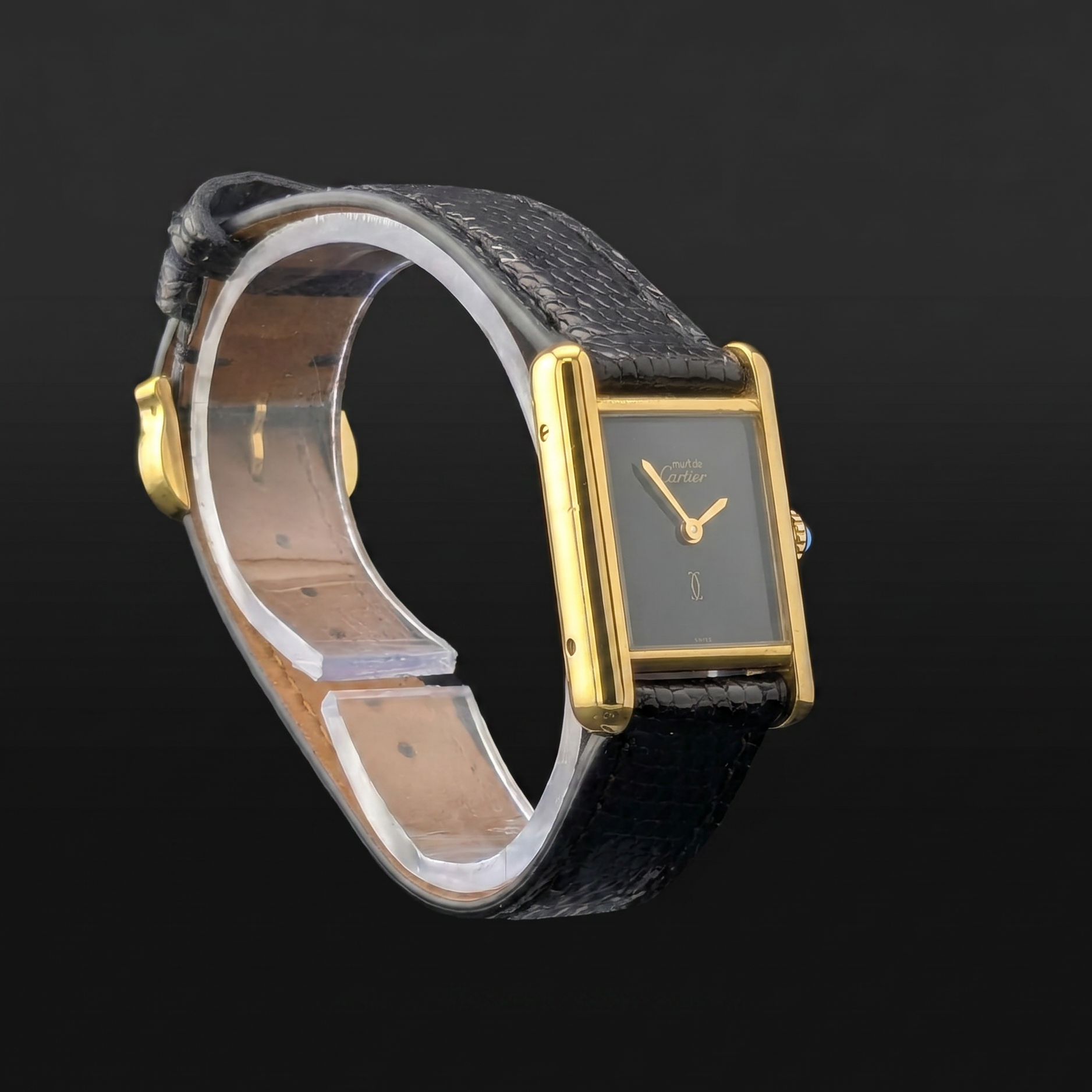 Cartier Tank Must "PM" | "Onyx" dial | '80-'90