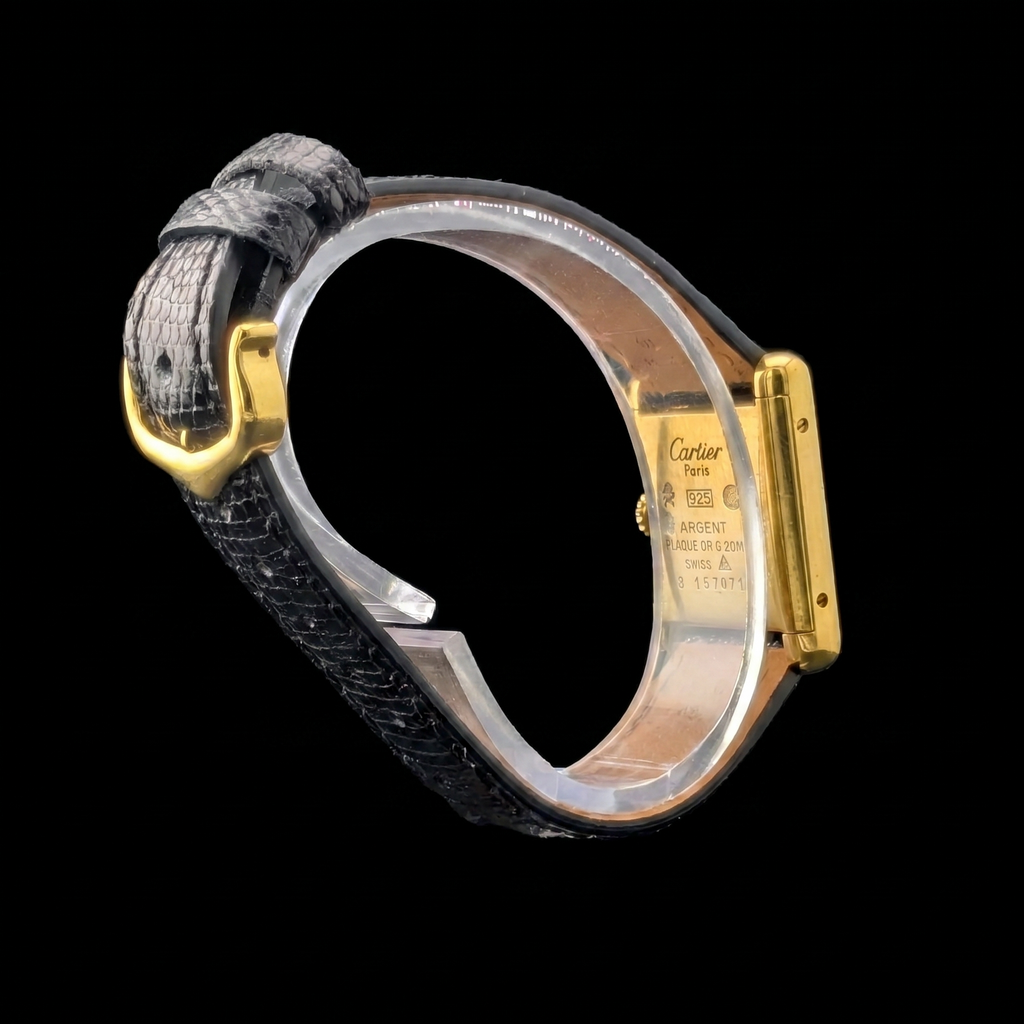 Cartier Tank Must "PM" | "Onyx" dial | '80-'90