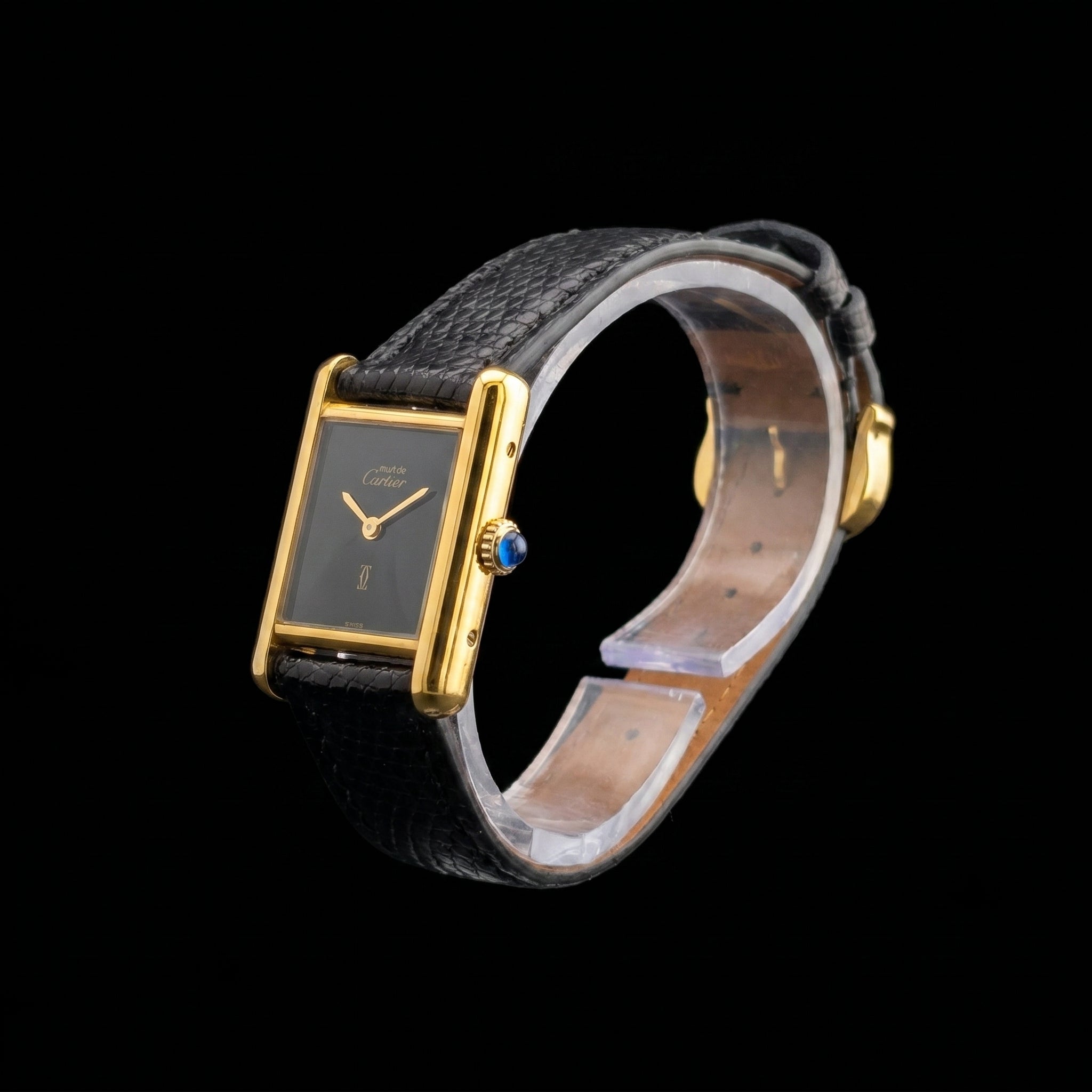 Cartier Tank Must "PM" | "Onyx" dial | '80-'90
