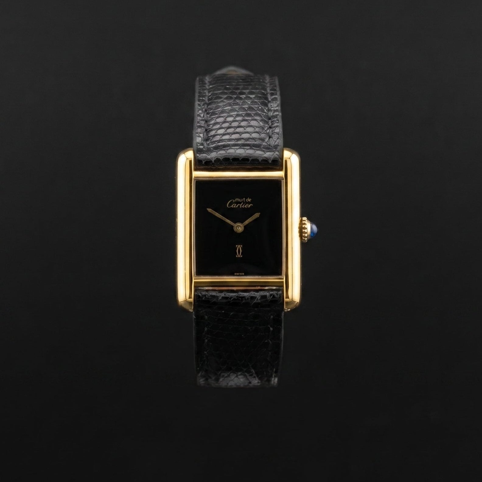 Cartier Tank Must "PM" | "Onyx" dial | '80-'90